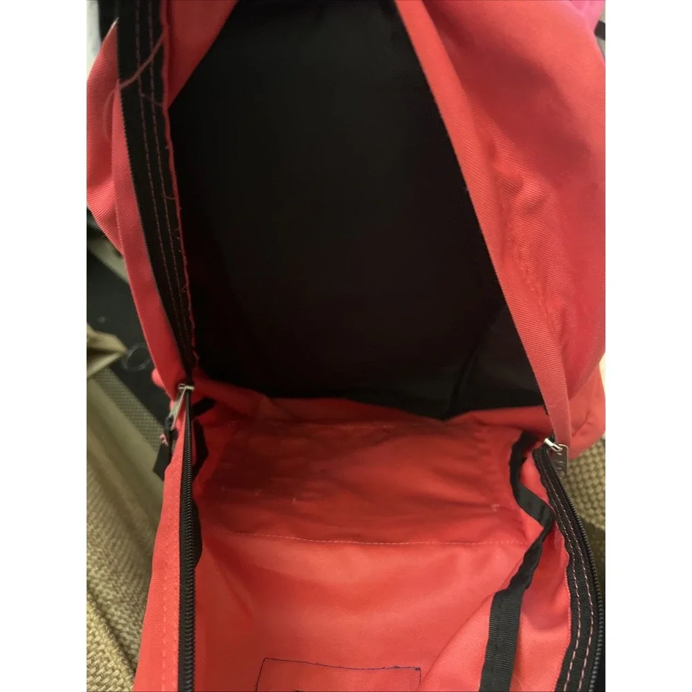 JanSport Super Break Hot Redish Pink Backpack Day Pack School Preowned